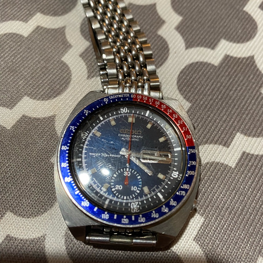 Seiko Pepsi Vintage collectible watch